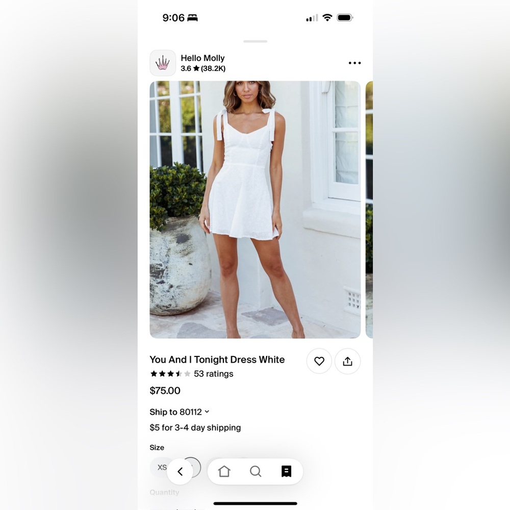 Hello Molly White Dress